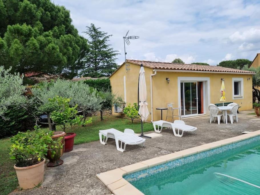 Gite Avec Piscine Au Coeur De La Vallee De La Ceze Saint-Laurent-de-Carnols Zewnętrze zdjęcie